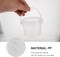 10Pcs Transparent Mini Storage Bucket Party Favor Cans (Transparent) 3.54"L x 3.54"W x 2.76"H